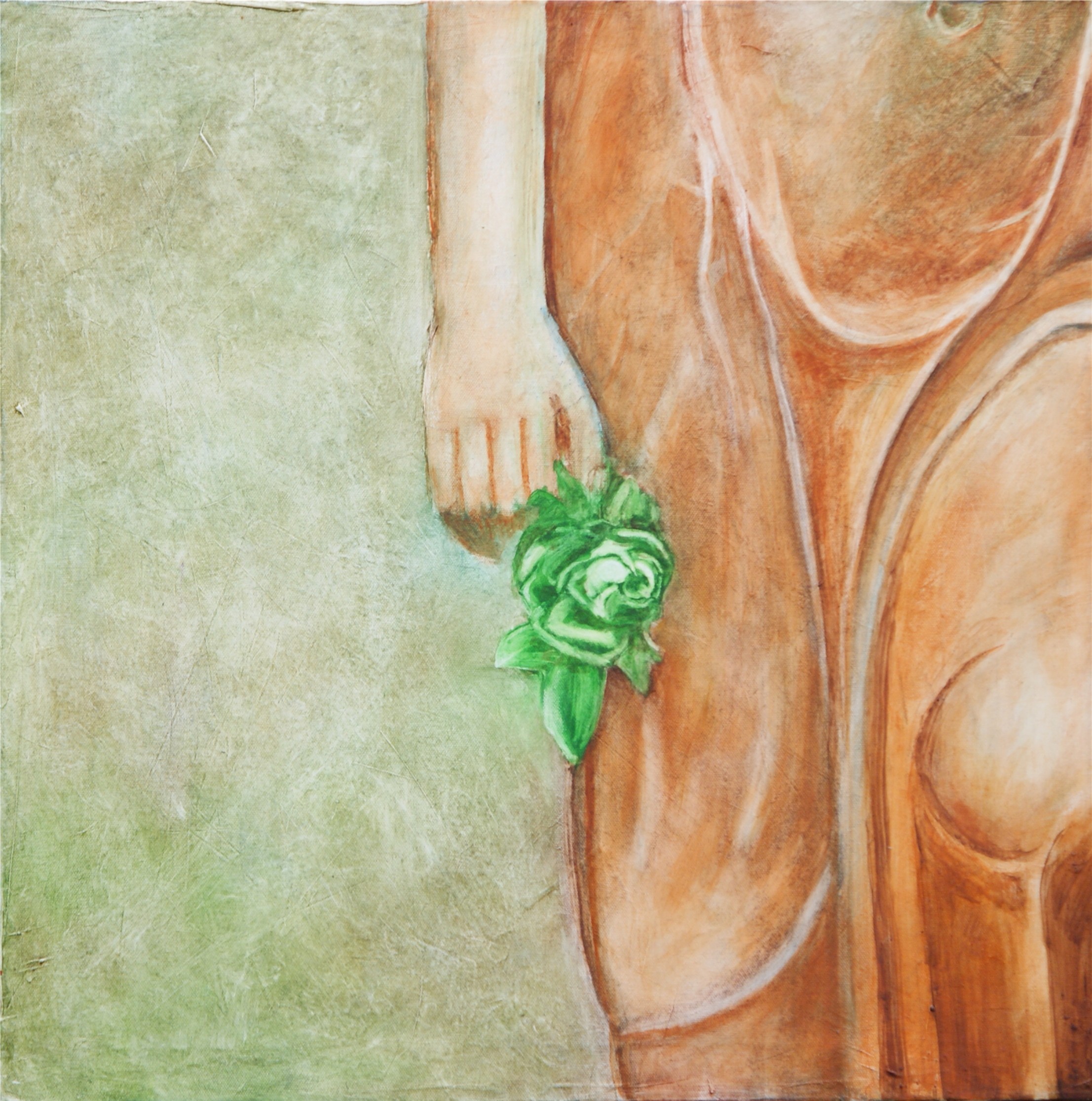 1 Grüne Rose 60x60