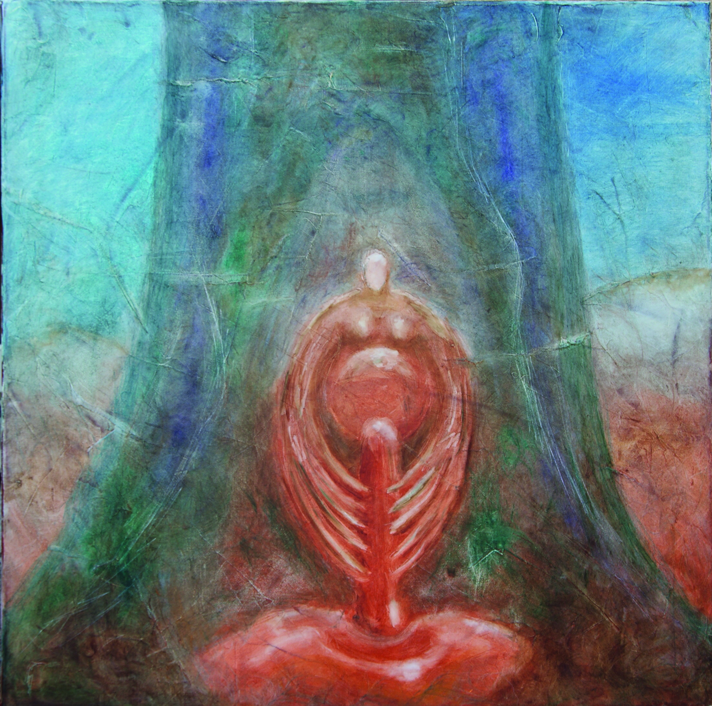 12 Baum-Frau 50 x 50