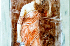9 Frau auf Brücke 20 x 50